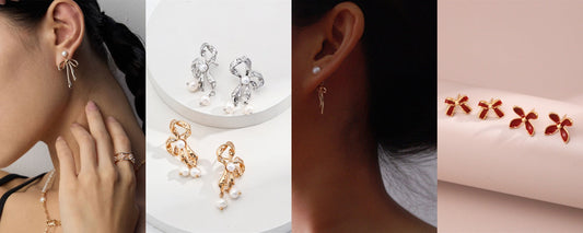 bow earrings