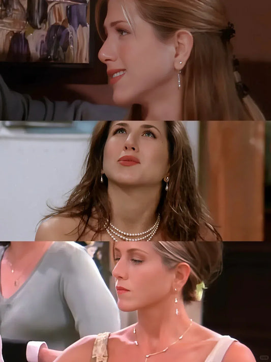 Jewelry & Pearl Style Guide | Friends TV Show Outfits Inspiration