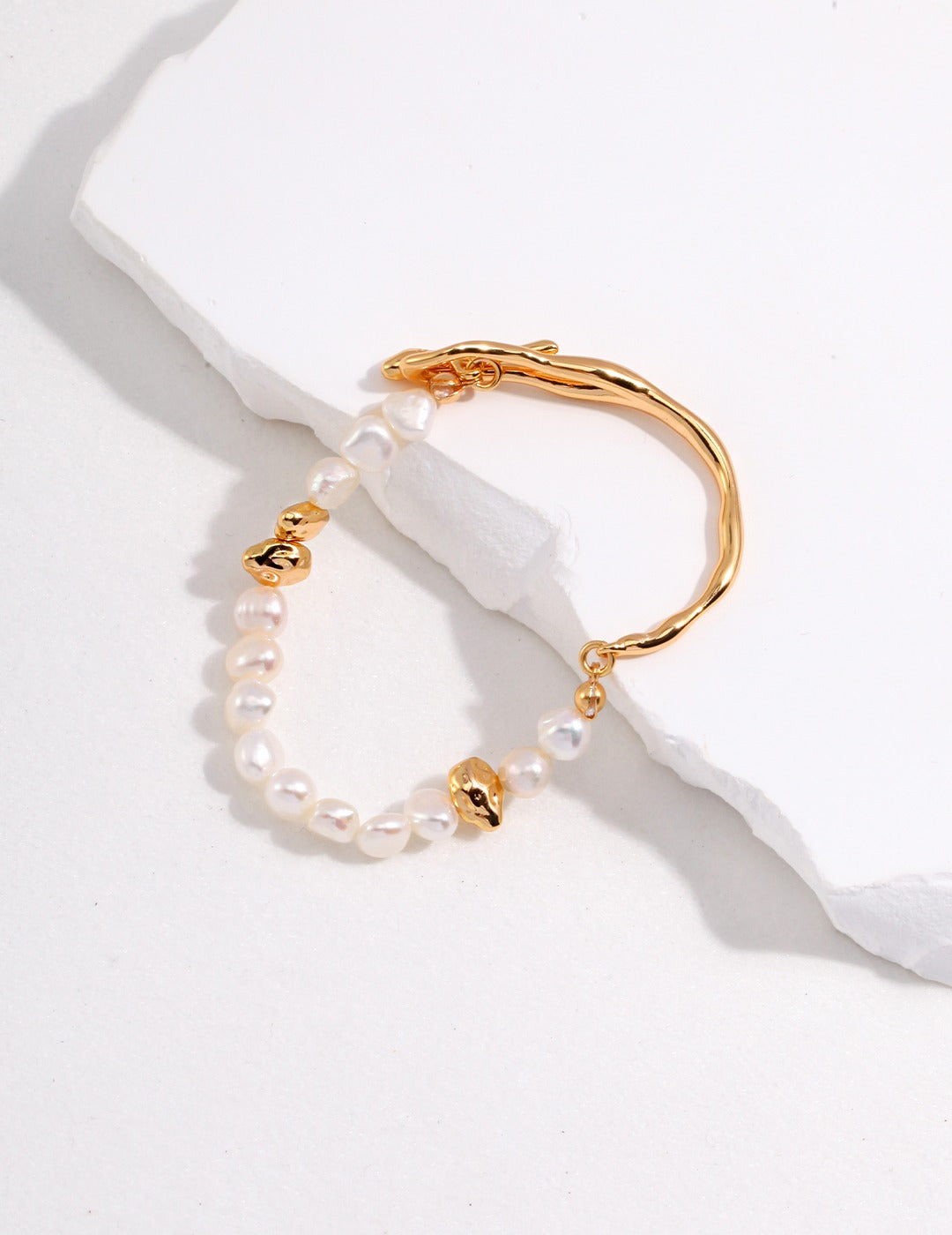 Pearl Drop Earrings & Necklace & Bracelet