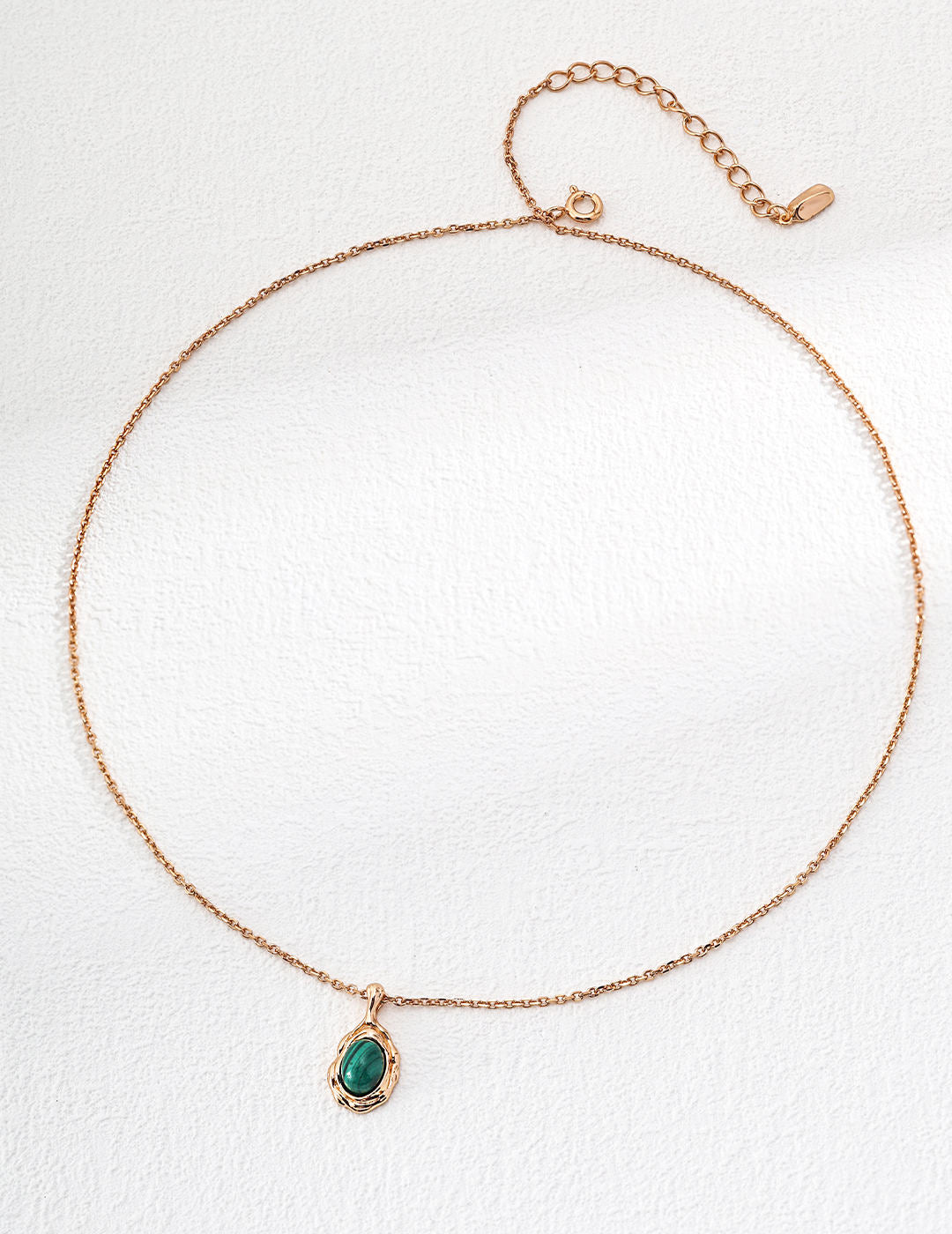 Collier Princesse Rose Rose avec Pierres Précieuses et Zircon Goutte d'Eau