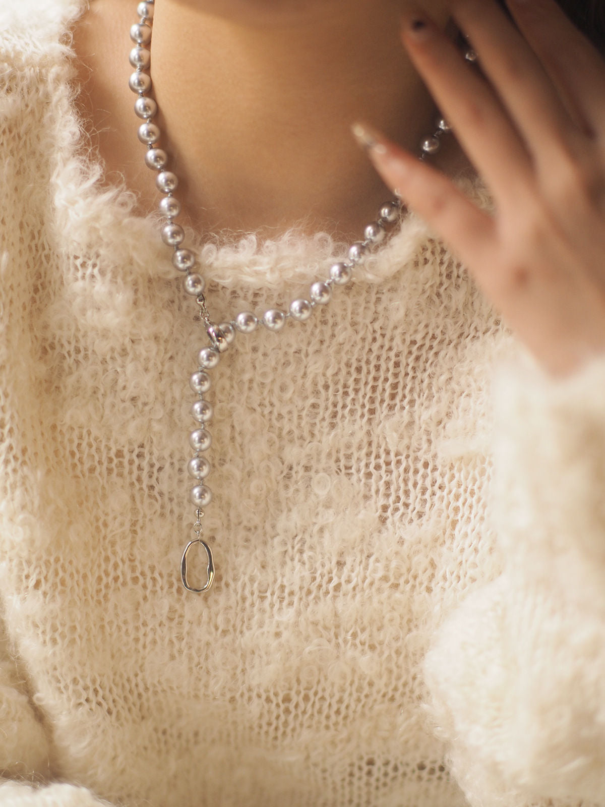Elegant Pearl Necklace – Gold-Plated Luxury Style