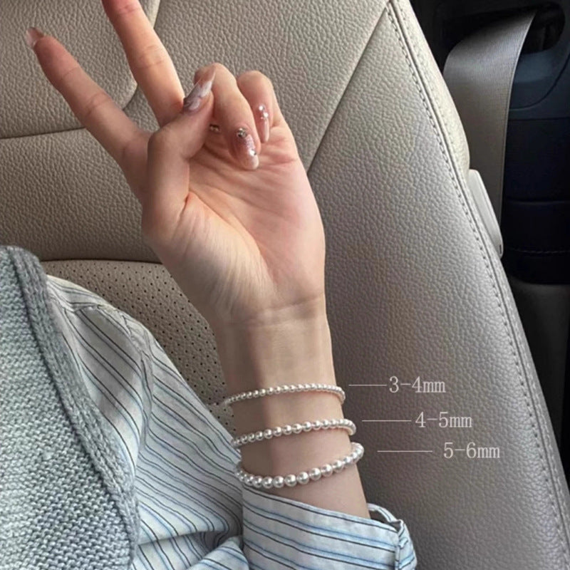 Natural Akoya-Style Freshwater Baby Pearl Bracelet | High Luster