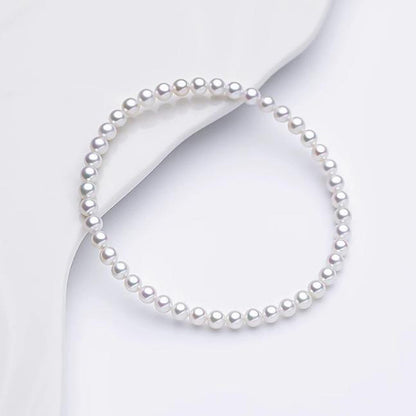 Natural Akoya-Style Freshwater Baby Pearl Bracelet | High Luster