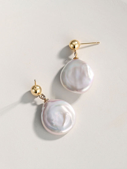 Baroque Pearl Drop Earrings
