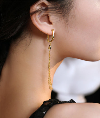 Elegant Tassel Long Drop Earrings