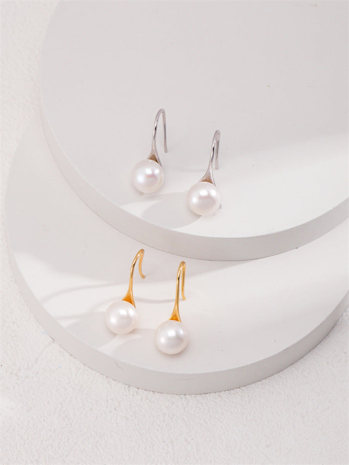 Elegant Pearl Drop Earrings – S925 Sterling Silver | Timeless & Subtle Sophistication