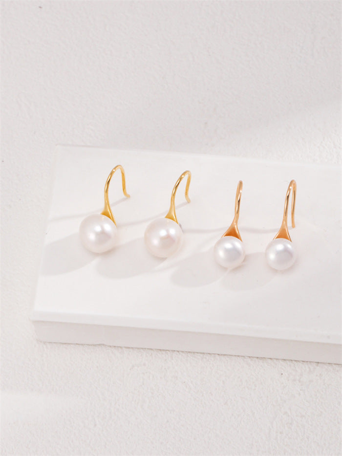 Elegant Pearl Drop Earrings – S925 Sterling Silver | Timeless & Subtle Sophistication