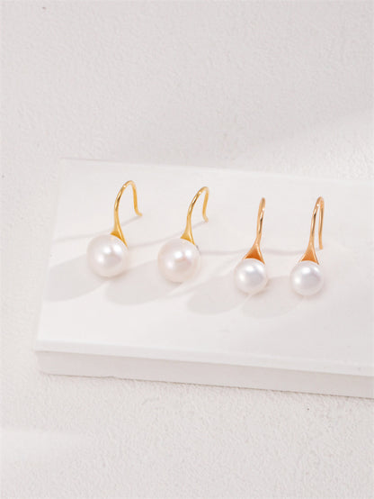 Elegant Pearl Drop Earrings – S925 Sterling Silver | Timeless & Subtle Sophistication