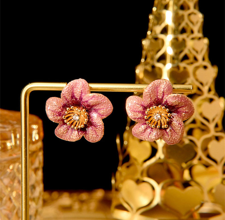 Rose Stud Earrings 