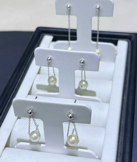 Akoya Saltwater Pearl Earrings | Multi-Way Design
