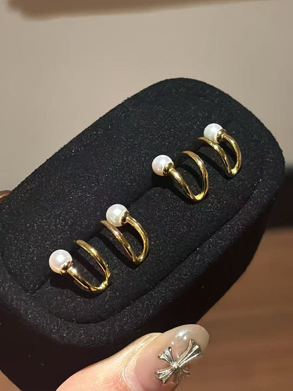 Classic Freshwater High Quality Pearl  Stud Earrings