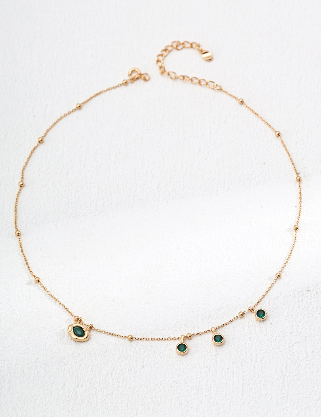 Collier minimaliste en argent S925 avec zircon