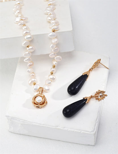Klassisch elegante Kamelienperlenkette für Braut/Frauen