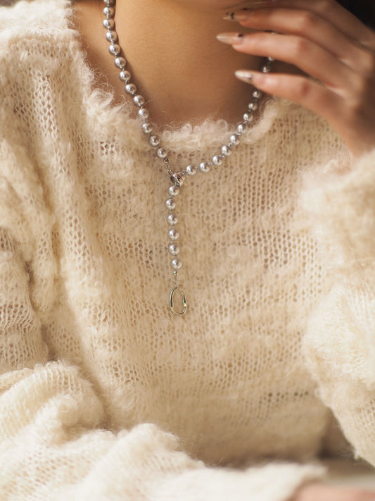 Elegant Pearl Necklace – Gold-Plated Luxury Style