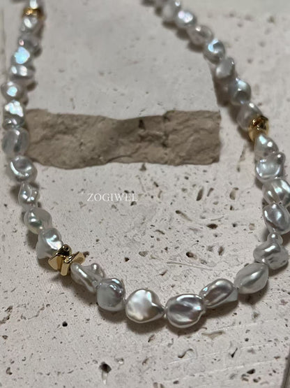 keshi pearl necklace
