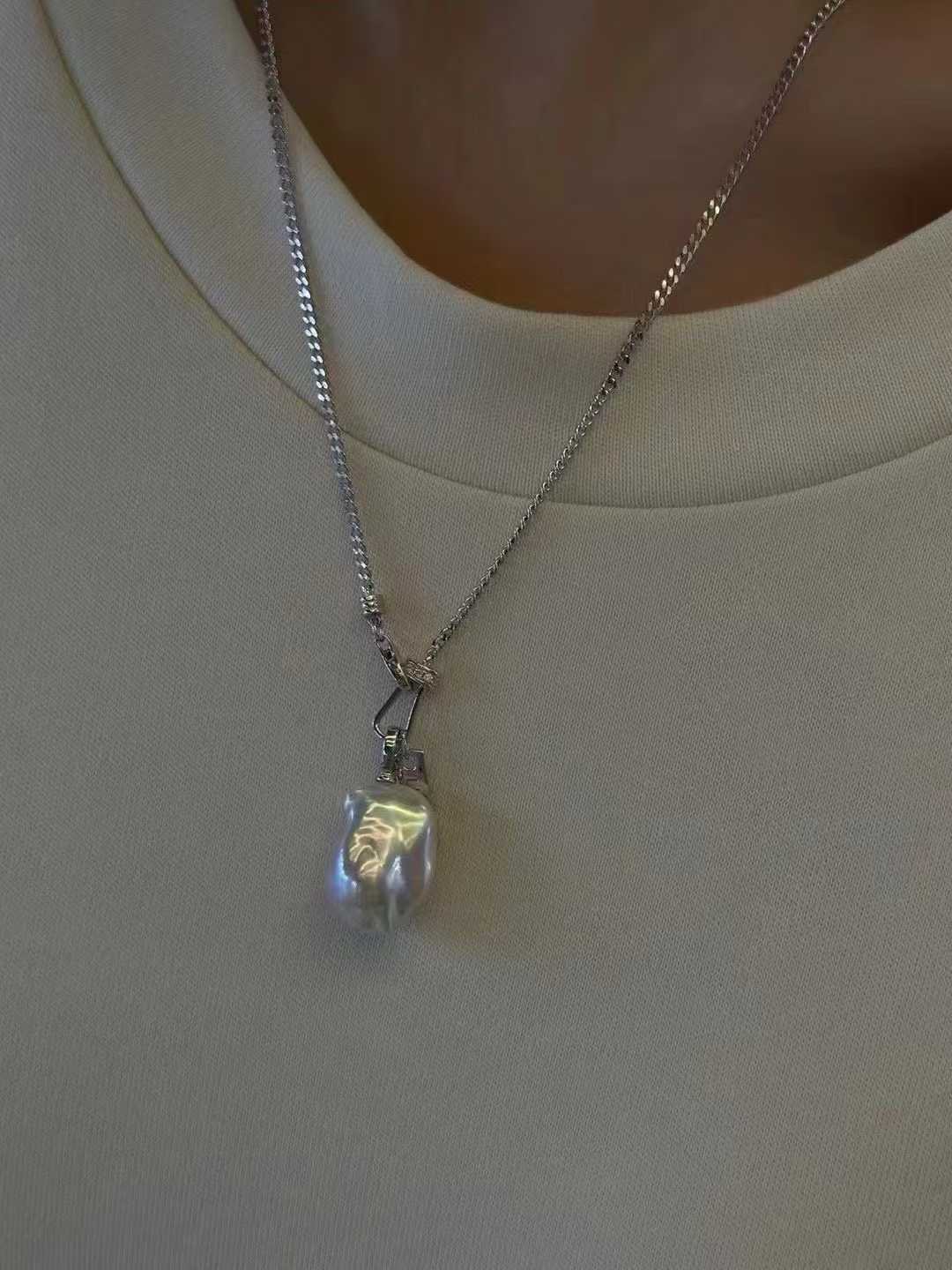 Freshwater Baoruqe Pearl Necklace with Lucky