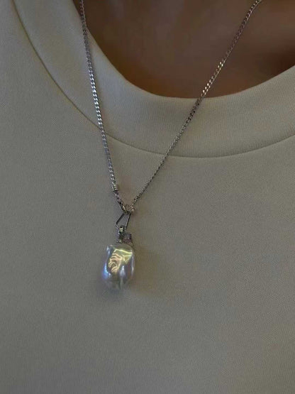 Freshwater Baoruqe Pearl Necklace with Lucky