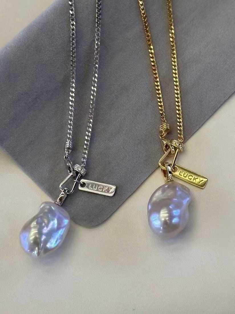 Freshwater Baoruqe Pearl Necklace with Lucky