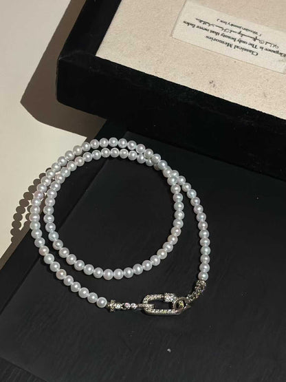 Elegant Freshwater Pearl Bead Necklace