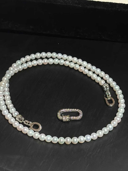 Elegant Freshwater Pearl Bead Necklace
