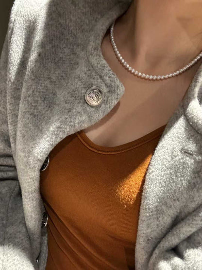 Elegant Freshwater Pearl Bead Necklace