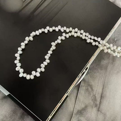Freshwater Baroque Pearl Beaded Necklace
