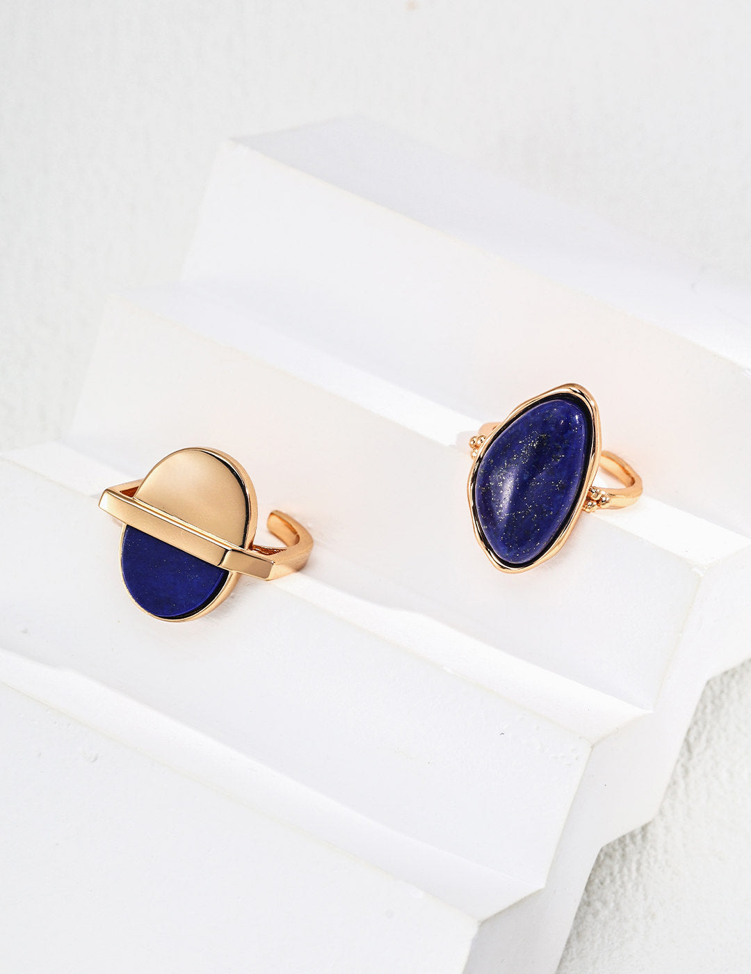 Bague vintage en lapis-lazuli naturel