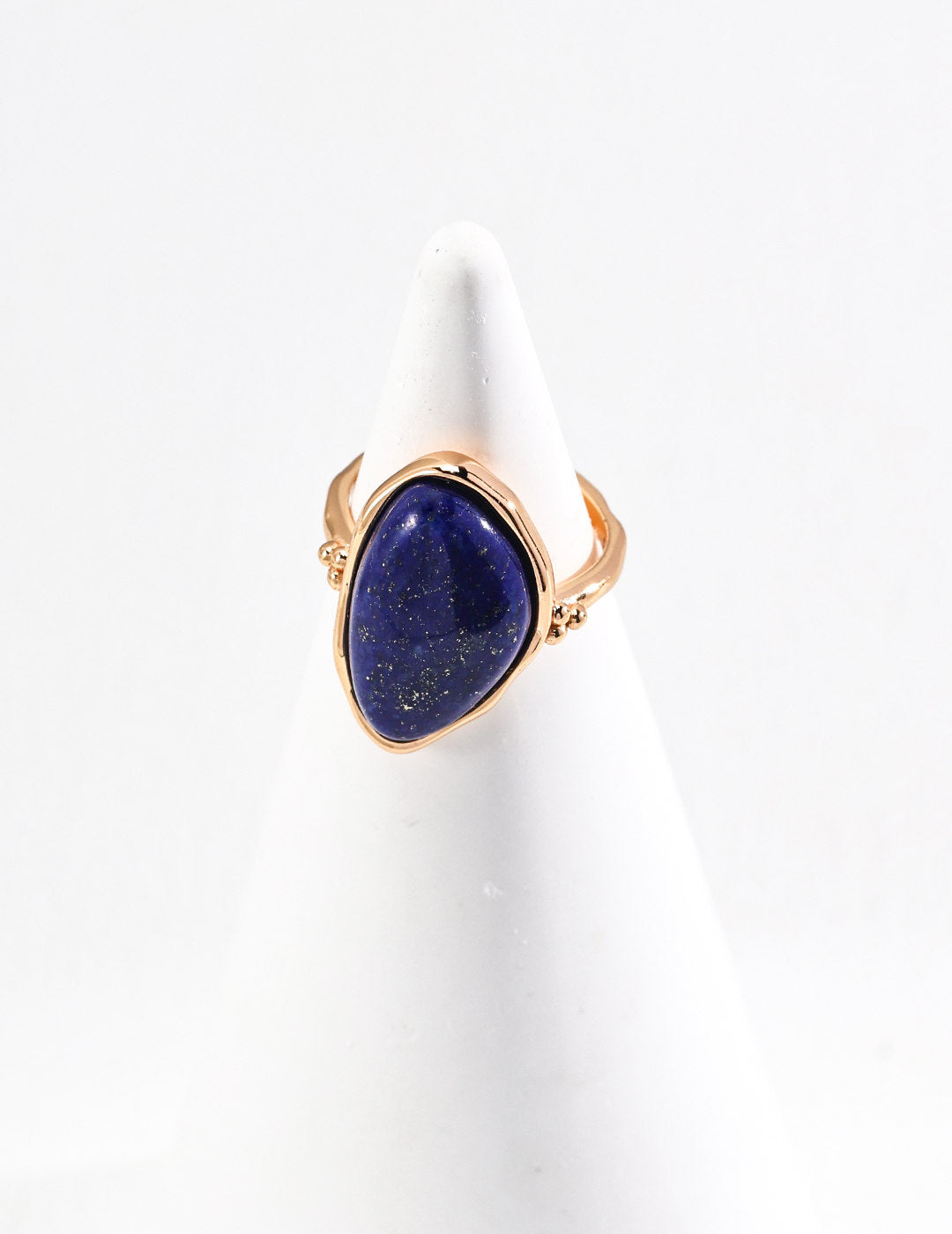 Bague vintage en lapis-lazuli naturel